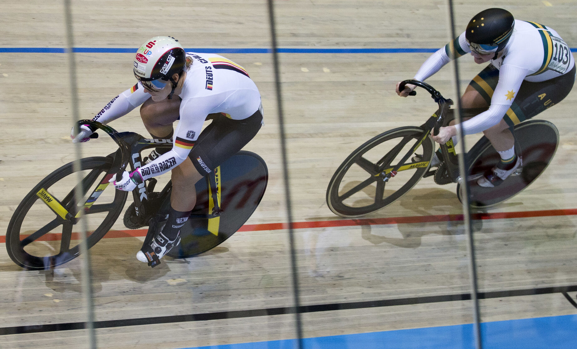 2018: Kristina Vogel of Germany wins a record-tying 11th women’s world cycling title